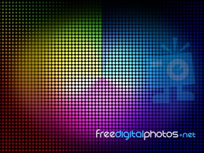 Color Wheel Background Means Colors Hues And Chromatic
 Stock Image