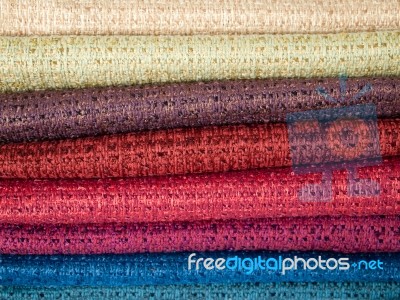 Colored Cotton Stock Photo