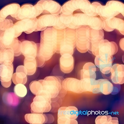 Colorful Abstract Background Of Blurred Lights With Bokeh Effect… Stock Photo