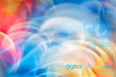 Colorful Abstract Light Vivid Color Blurred Background Stock Photo