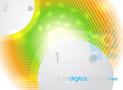 Colorful And Number Stock Image