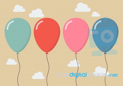 Colorful Balloon Stock Image