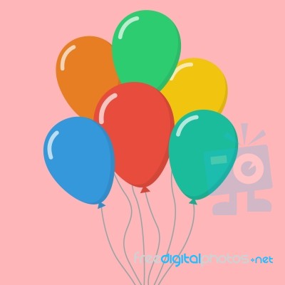 Colorful Balloons Stock Image