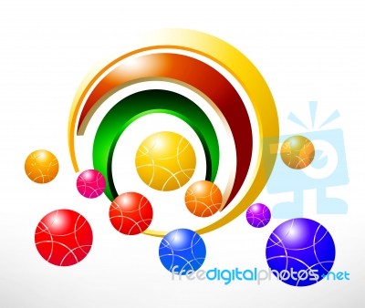 Colorful Balls Stock Image