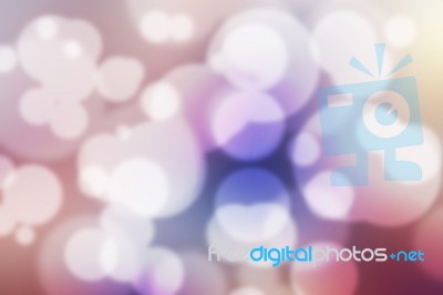 Colorful Bokeh Background (colorful Blurred Wallpaper) Stock Photo