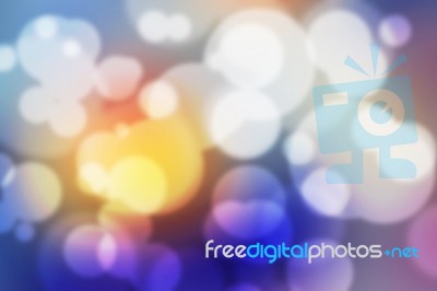 Colorful Bokeh Background (colorful Blurred Wallpaper) Stock Photo