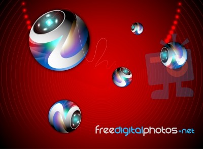 Colorful Circular Shaped Stock Image