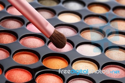 Colorful Cosmetics Set Stock Photo