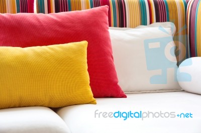 Colorful Cushions Stock Photo