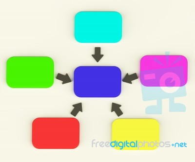 Colorful Diagram Stock Image