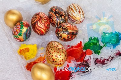 Colorful Easter Egg Stock Photo