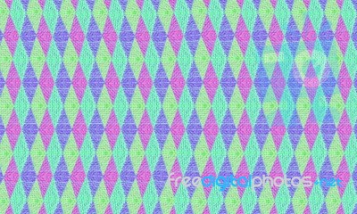 Colorful Fabric Pattern Background Stock Photo