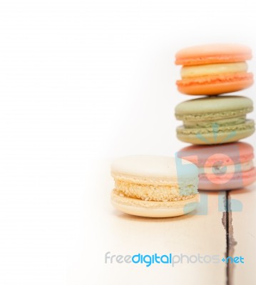 Colorful French Macaroons Stock Photo