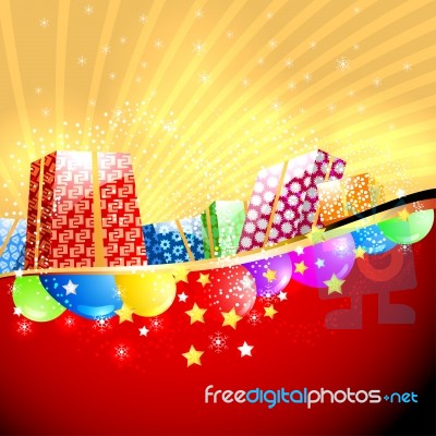 Colorful Gift Box Stock Image