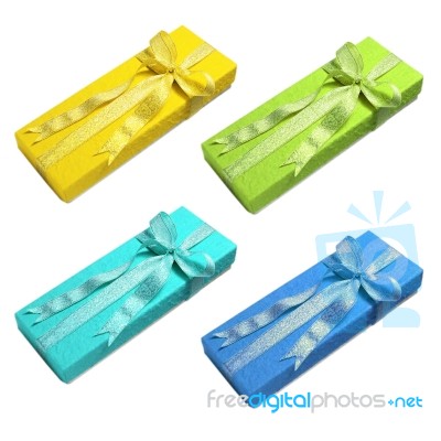 Colorful Gift Boxes Stock Photo