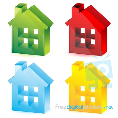 Colorful House Stock Image