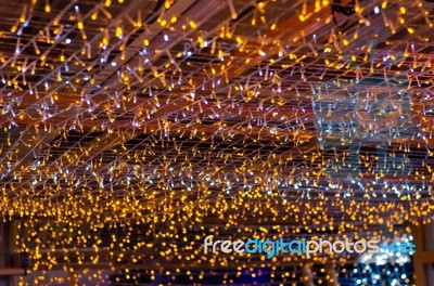 Colorful Lighting Design Decoration Stock Photo