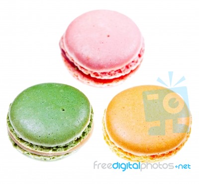 Colorful Macaroons Stock Photo