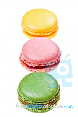 Colorful Macaroons Stock Photo