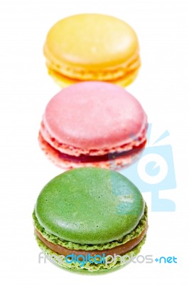 Colorful Macaroons Stock Photo