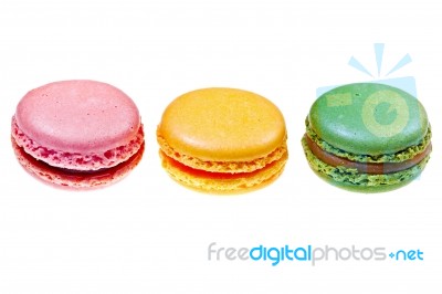 Colorful Macaroons Stock Photo