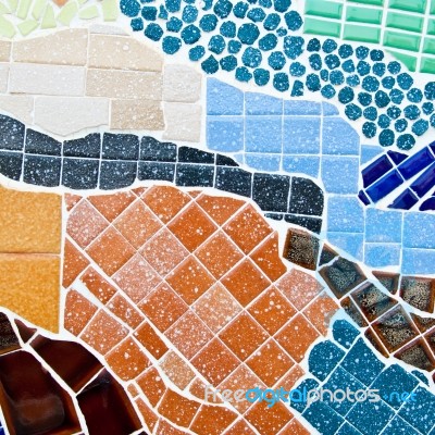 Colorful Mosaic Abstract For Background Stock Photo