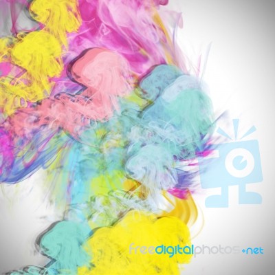 Colorful  Movement Stock Image