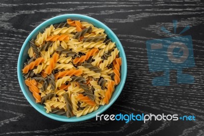 Colorful Pasta Stock Photo