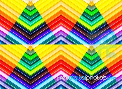 Colorful Pencils Background Stock Photo