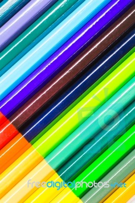 Colorful Pencils Background Stock Photo