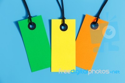 Colorful Price And Sale Tag Stock Photo