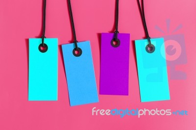 Colorful Price Tag Stock Photo