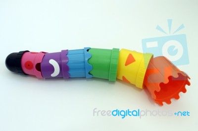 Colorful Pyramid, Education Game For Kids	 Stock Photo