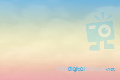 Colorful Soft Cloud Background Stock Photo