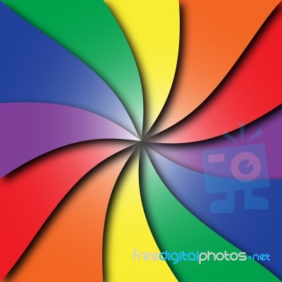 Colorful Spiral Stock Image