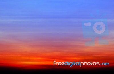 Colorful Sunset Stock Photo