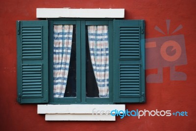 Colorful Window Stock Photo