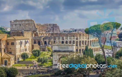 Colosseum Stock Photo