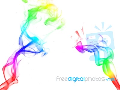 Colour Smoke Stock Image