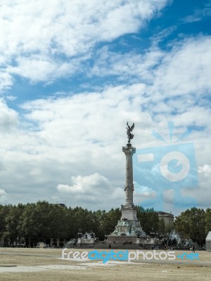 Column With A Statue Of Liberty Breaking Her Chains On Top Of Th… Stock Photo