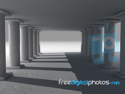 Columns Stock Image