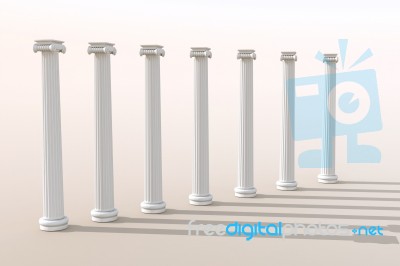 Columns Stock Image