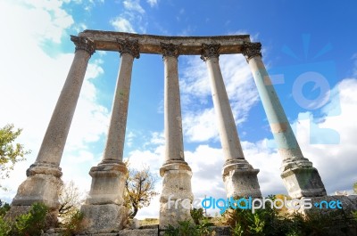 Columns Detail Stock Photo