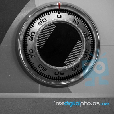 Combination Safe Lock  Stock Photo