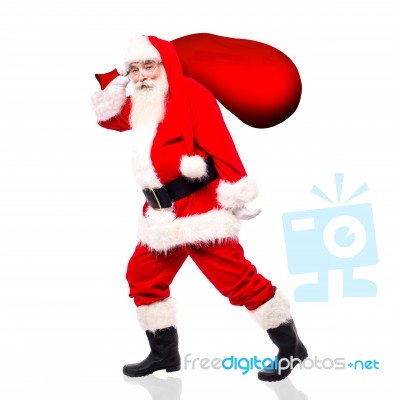 Come With Me! I Am Gonna Distribute Gifts ! Stock Photo