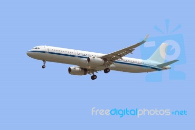 Commercial Passenger Aircraft Stock Photo