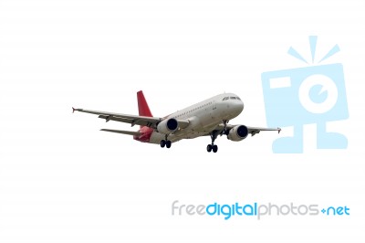 Commercial Passenger Aircraft Stock Photo