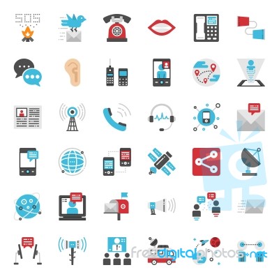 Communication Evolution Stock Image