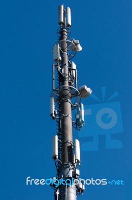 Communication Tower Stock Photo