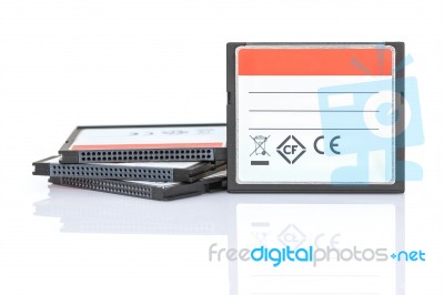 Compact Flash Memory Card Stock Photo